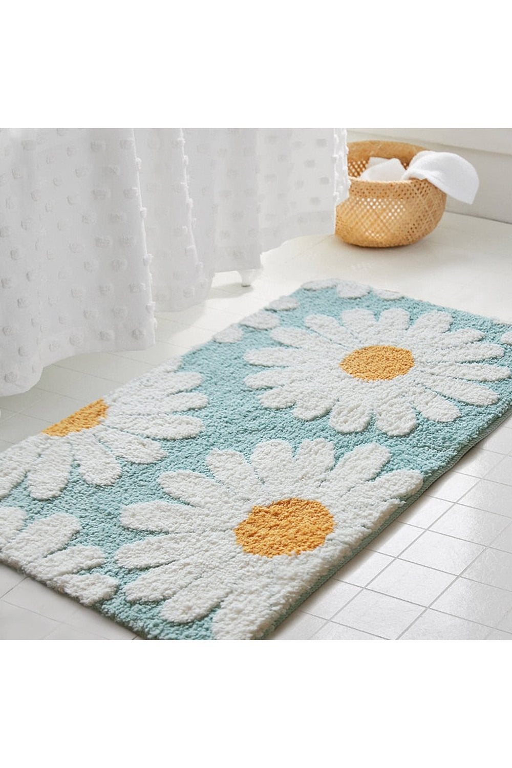 Lisslune | Daisy Bathroom rug