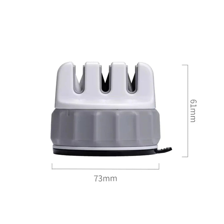 Lisslune | Triple Wheel Whetstone Super Suction Mini Knife Sharpener