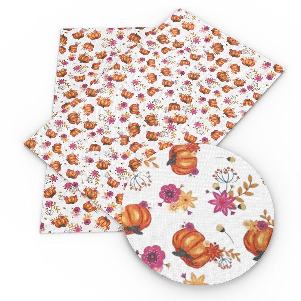 Lisslune | Autumn-inspired Leaf Pattern Synthetic Leather Craft Fabric for DIY and Upholstery