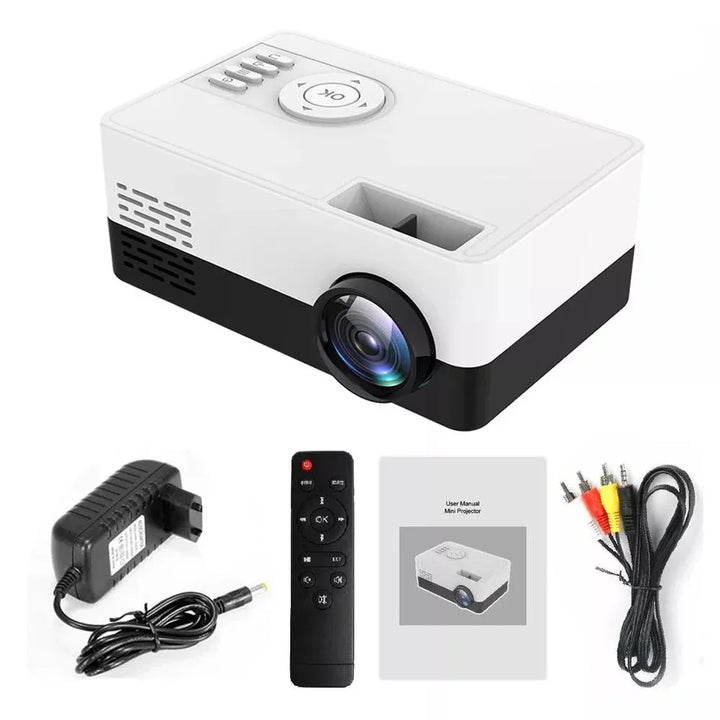 Lisslune | Lumino | Mini Projector | Portable | Miracast Support | HD Image | Compact Size