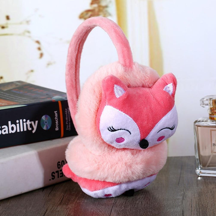 Lisslune | Adjustable Fox Plush Earmuffs for Kids