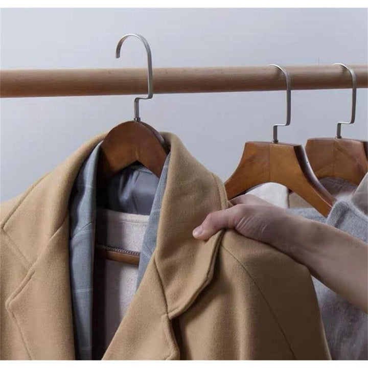 Lisslune | Elegant F Synthetic Leather Closet Organizer Hanger