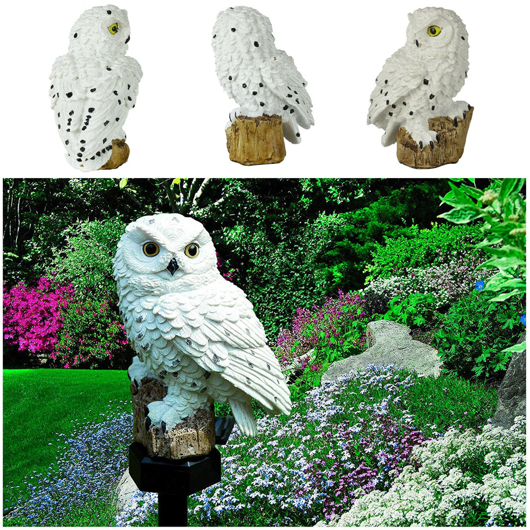 Lisslune | Solar Garden Light Owl – LED Outdoor Light for Garden, Terrace and Balcony, weatherproof