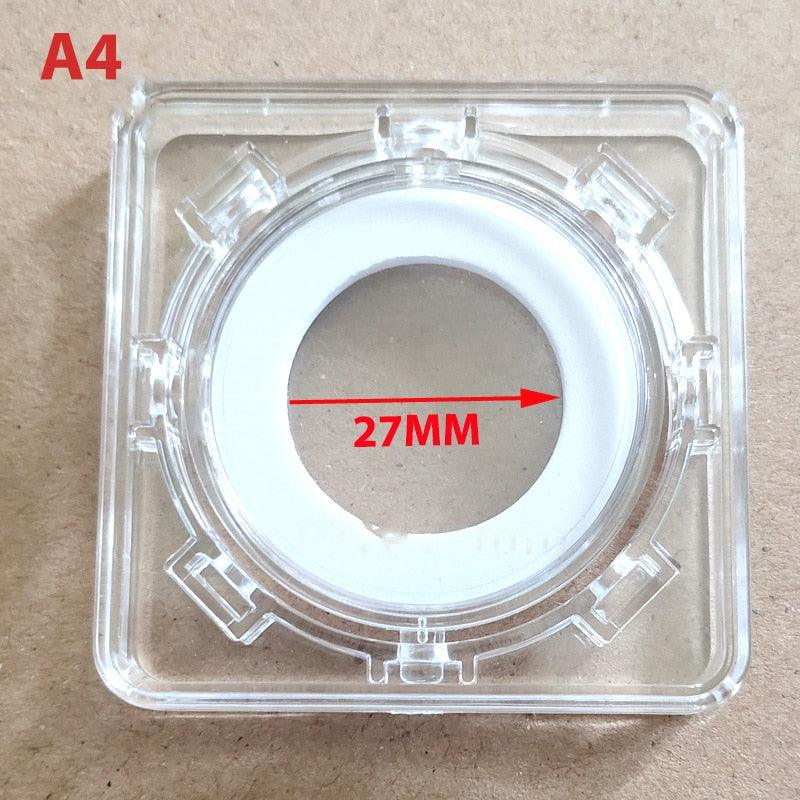 Lisslune | Deluxe Acrylic Display Case for 4cm Commemorative Coins - Protect and Showcase Your Treasures