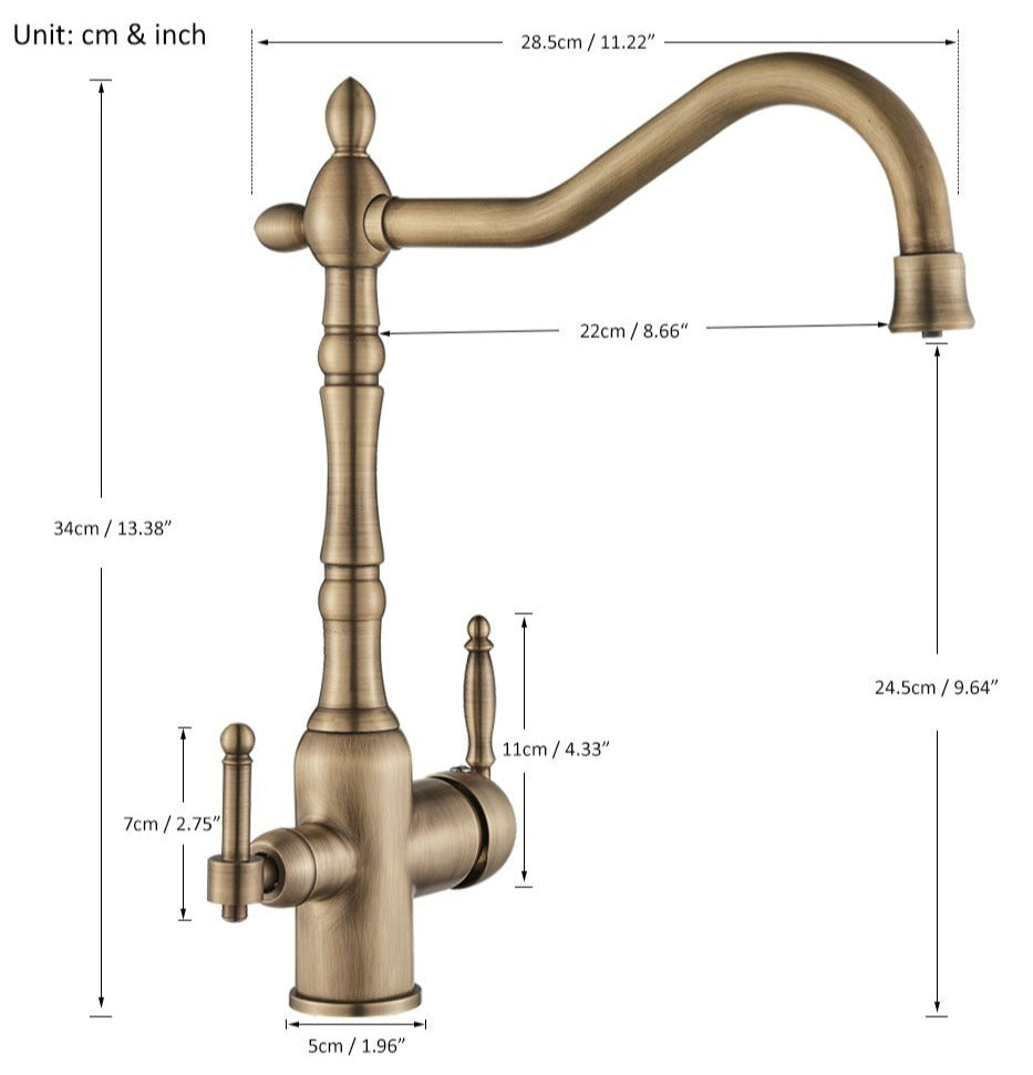 Lisslune | Rayford - Classic Kitchen Faucet