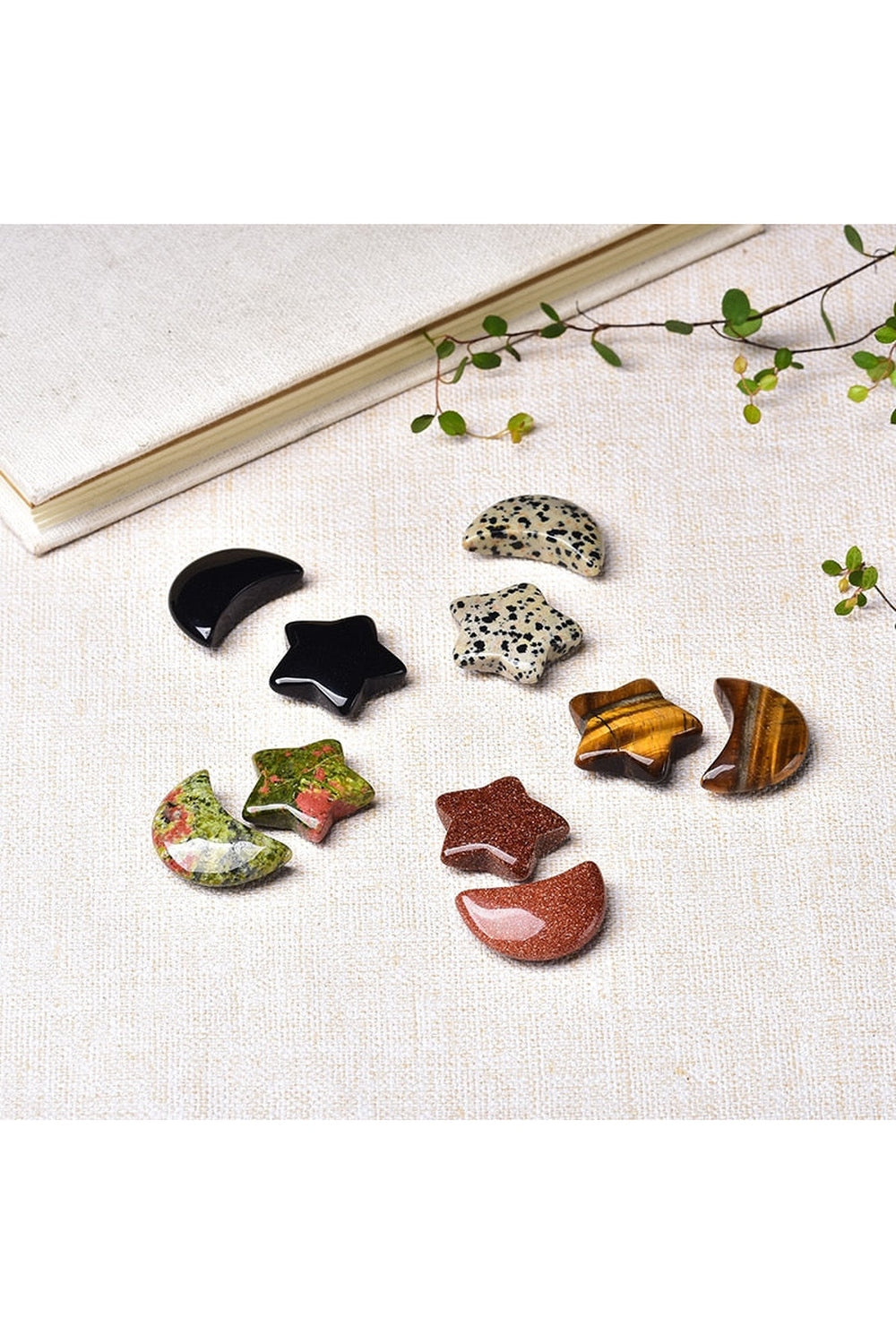 Lisslune | and Moon Natural Crystal Set