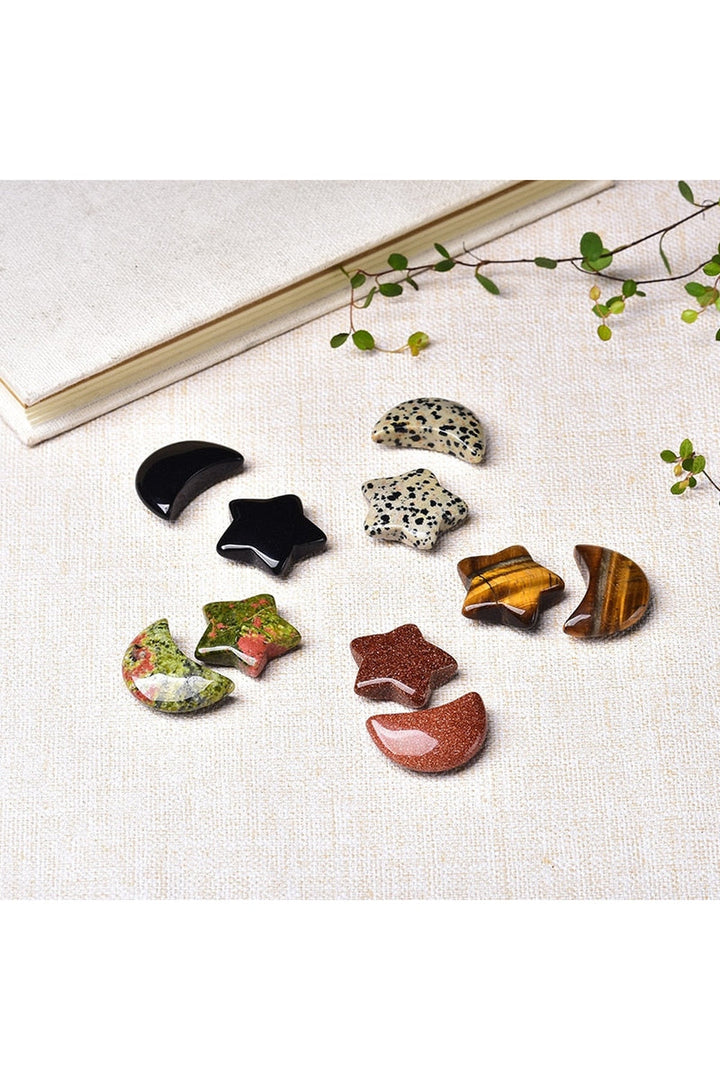 Lisslune | and Moon Natural Crystal Set