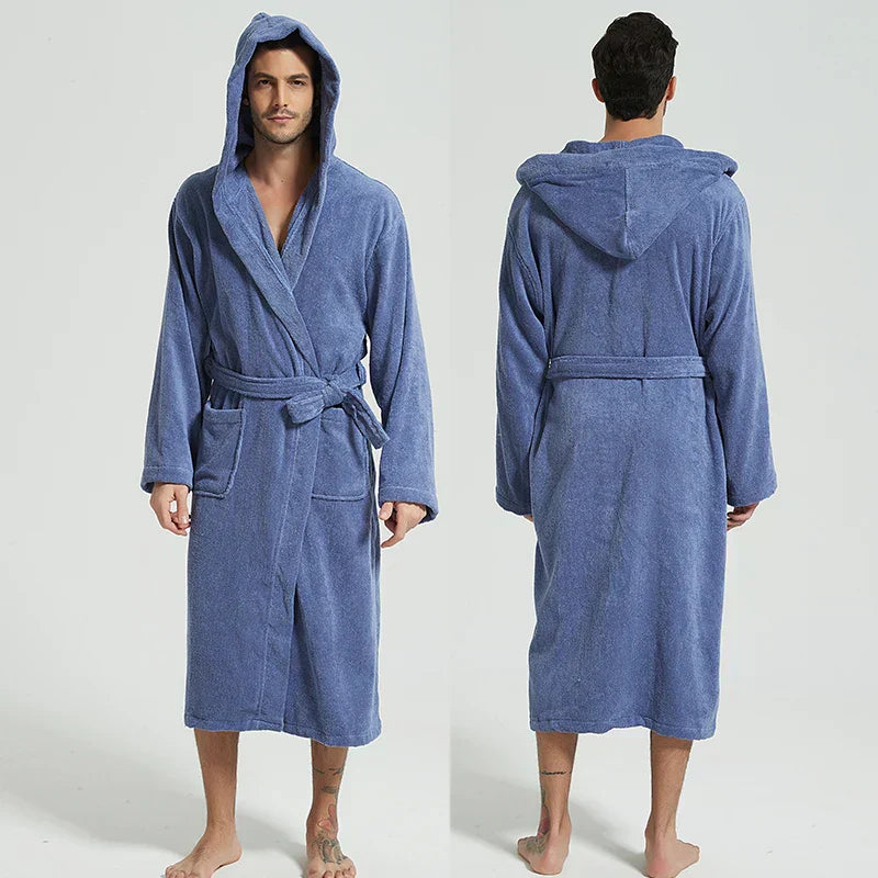 Lisslune | SpaLux – Cotton bathrobe with hood
