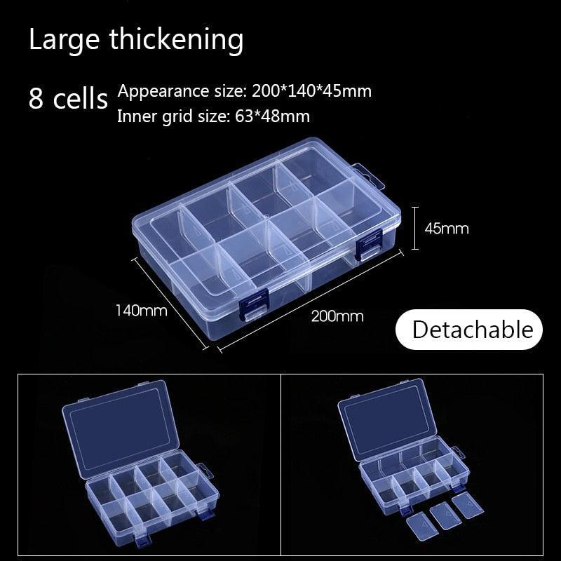 Lisslune | Versatile Jewelry Storage Organizer with 12 Adjustable Compartments