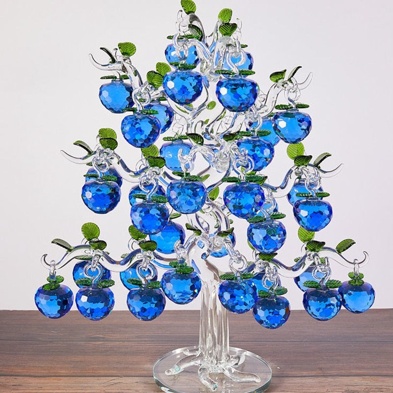 Lisslune | Elegant Crystal Apple Tree Home Decor