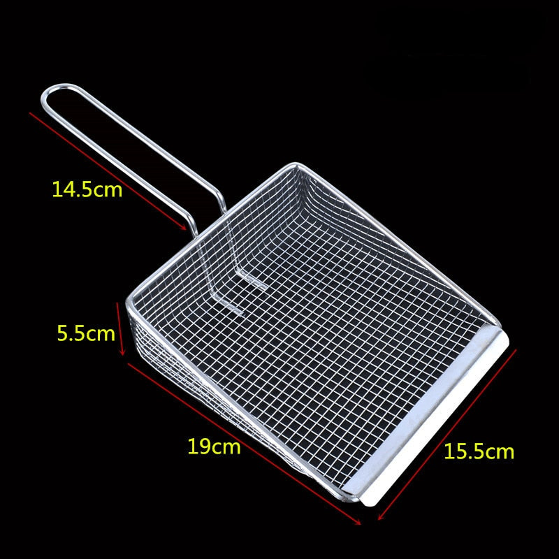Lisslune | Stainless Steel Fryer Strainer Spatula