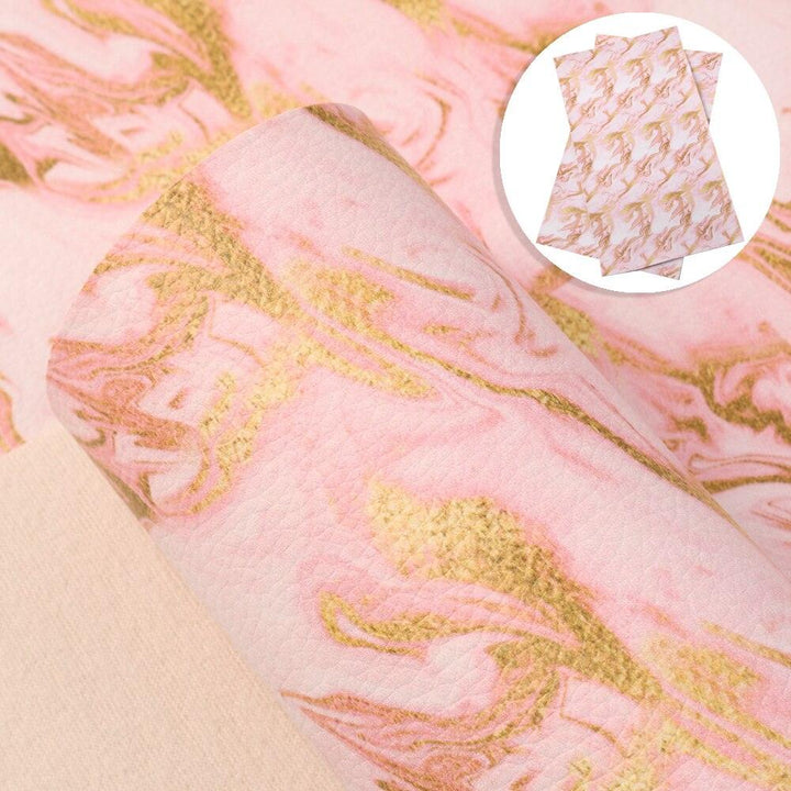 Lisslune | Blooming Elegance: Premium Floral Synthetic Leather for Inspired DIY Creations