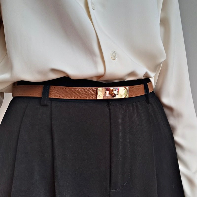 Lisslune | adjustable women's leather belt