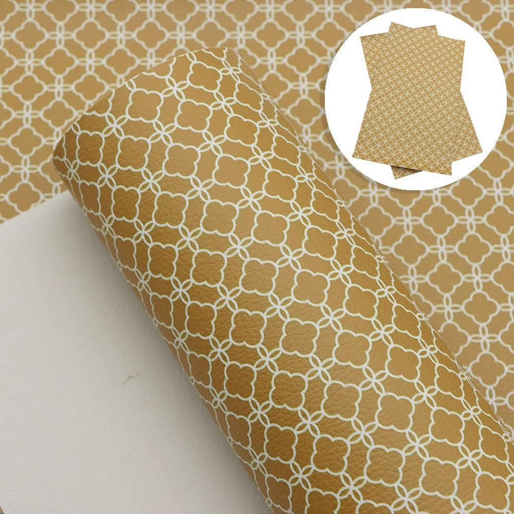 Lisslune | Chic Knit-button Synthetic Leather Fabric in Elegant Apple Lychee for Creative Crafts