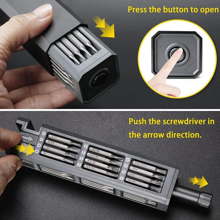 Lisslune | 45-piece magnetic precision screwdriver set - Essential repair partner