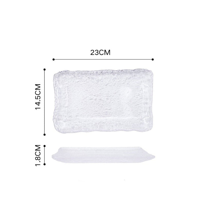 Lisslune | Nordic Frozen Style Glass Plates