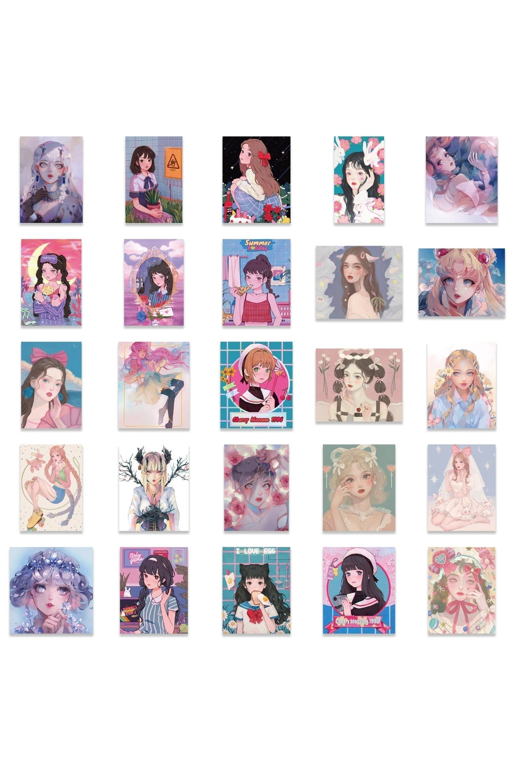 Lisslune | Girl Theme Sticker Set