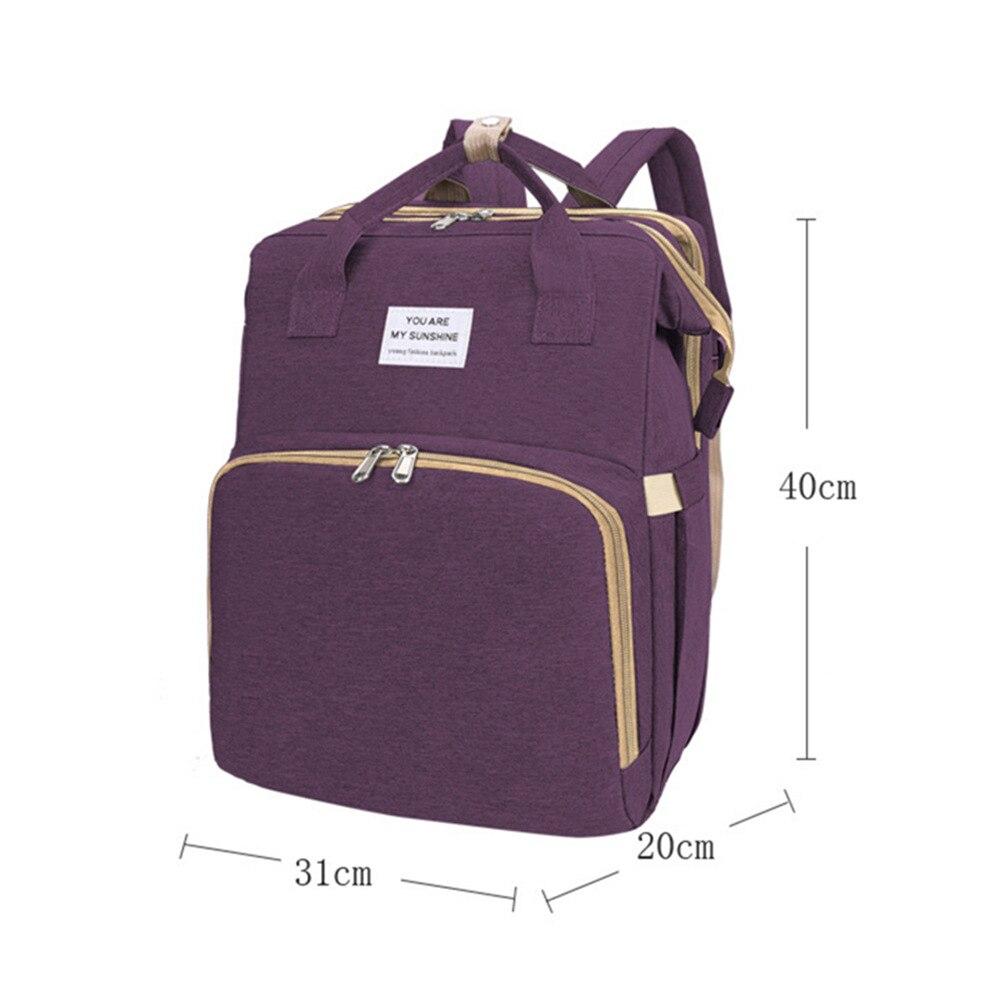 Lisslune | Multifunctional diaper bag with bed function