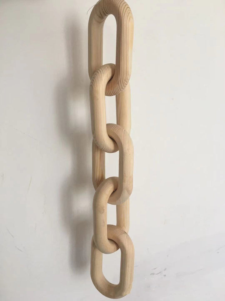 Lisslune | Modern Wooden Chain Link Decor
