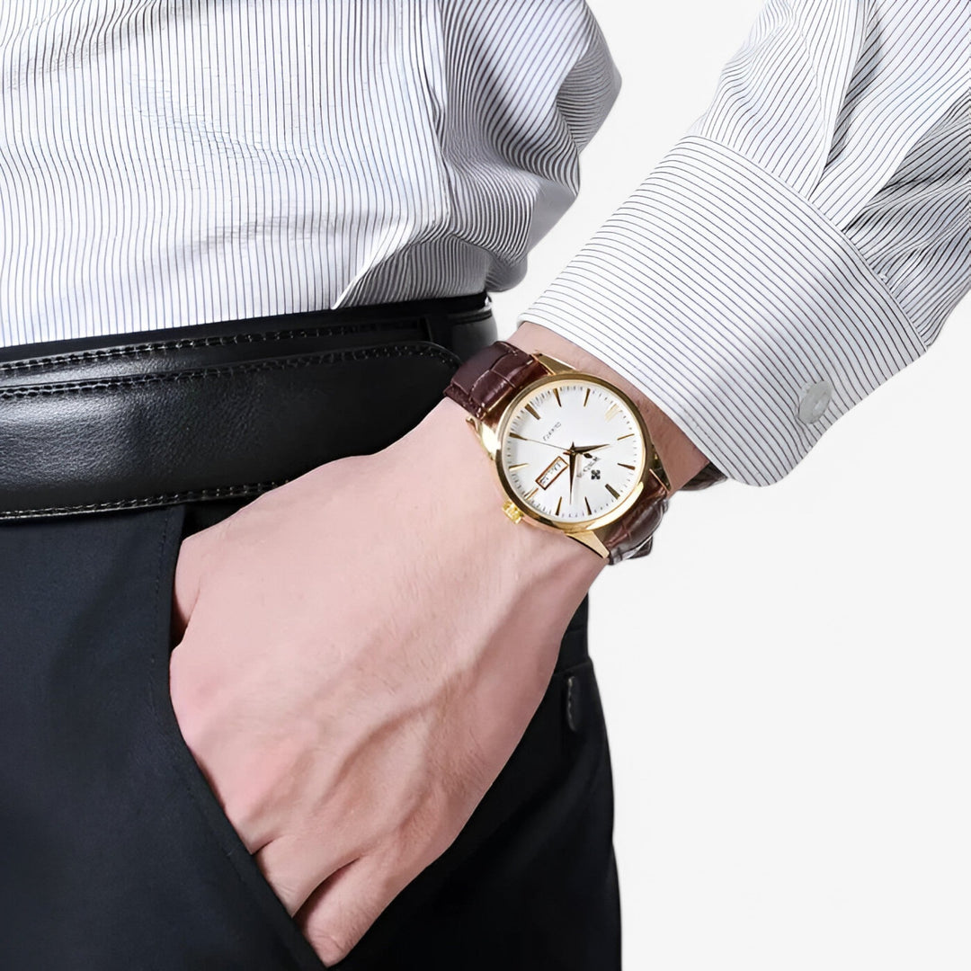 Lisslune | Renzo | Classic Luxury Leather Watch – Timeless Elegance for Every Occasion