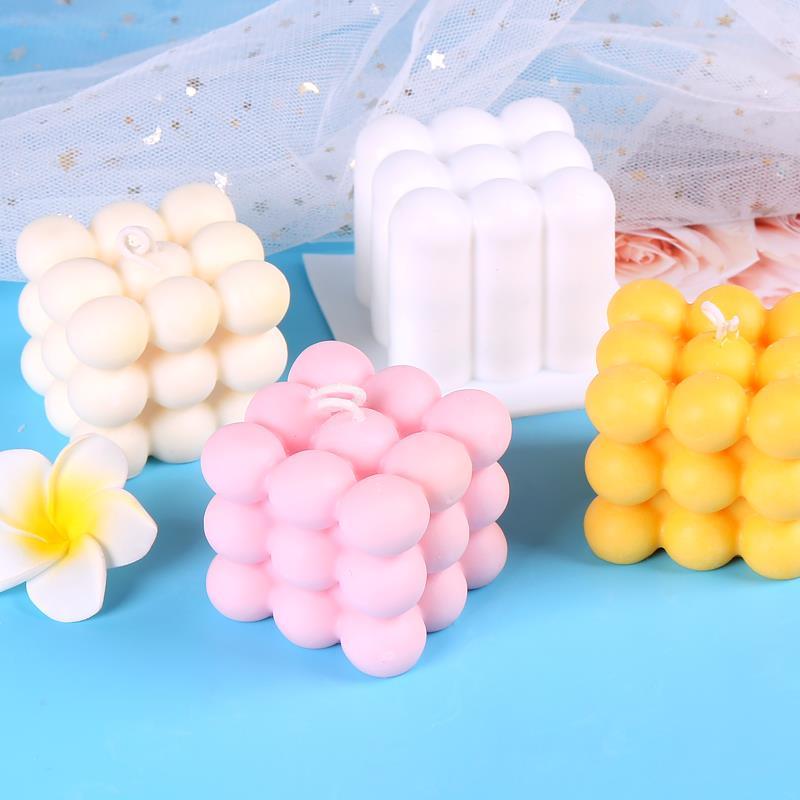 Lisslune | Serene Soy Candle Making Kit with 3D Cube Mold for Aromatherapy