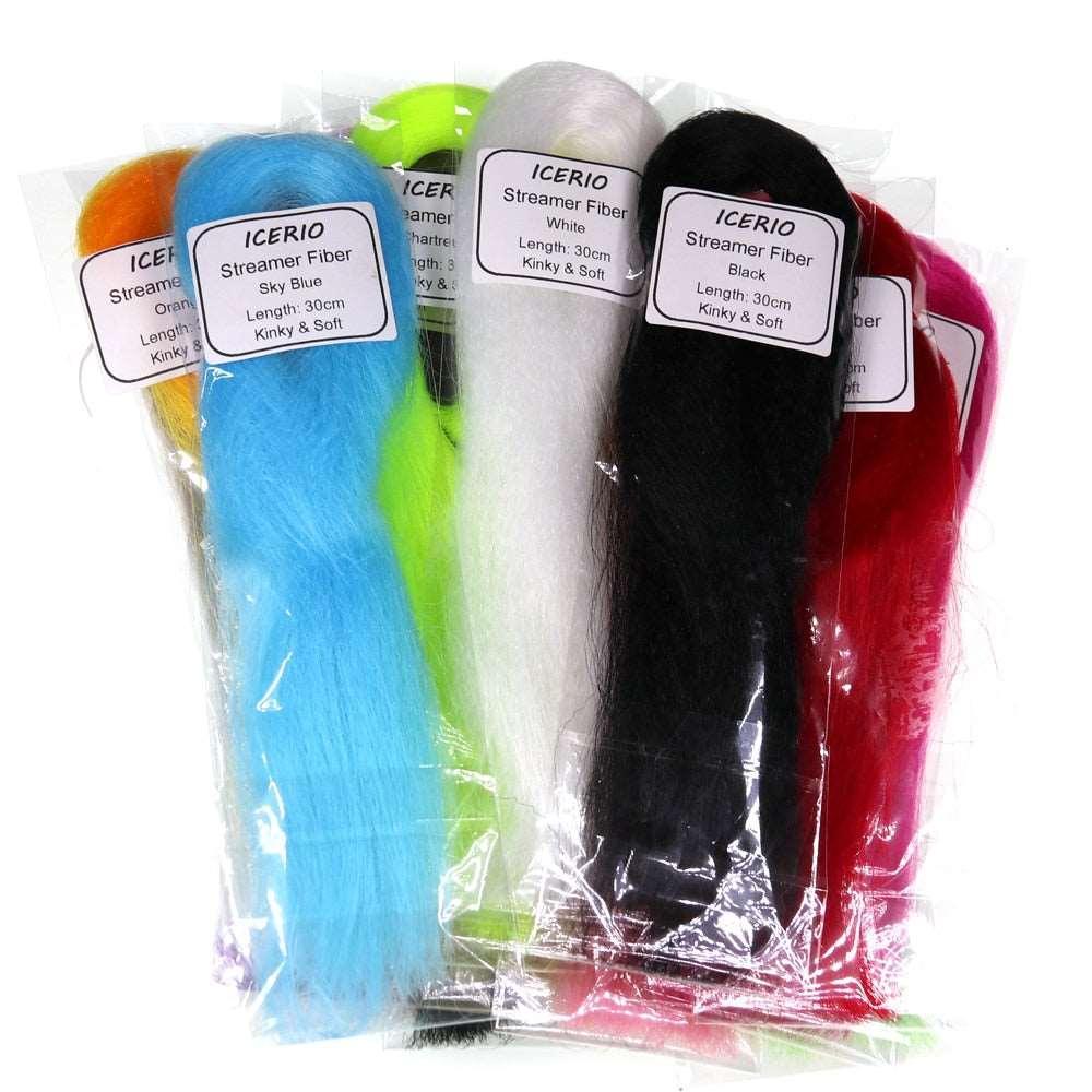 Lisslune | Transform your fly fishing with the ultimate perch streamer fiber kit - 01pack Kinky Fly Fibers
