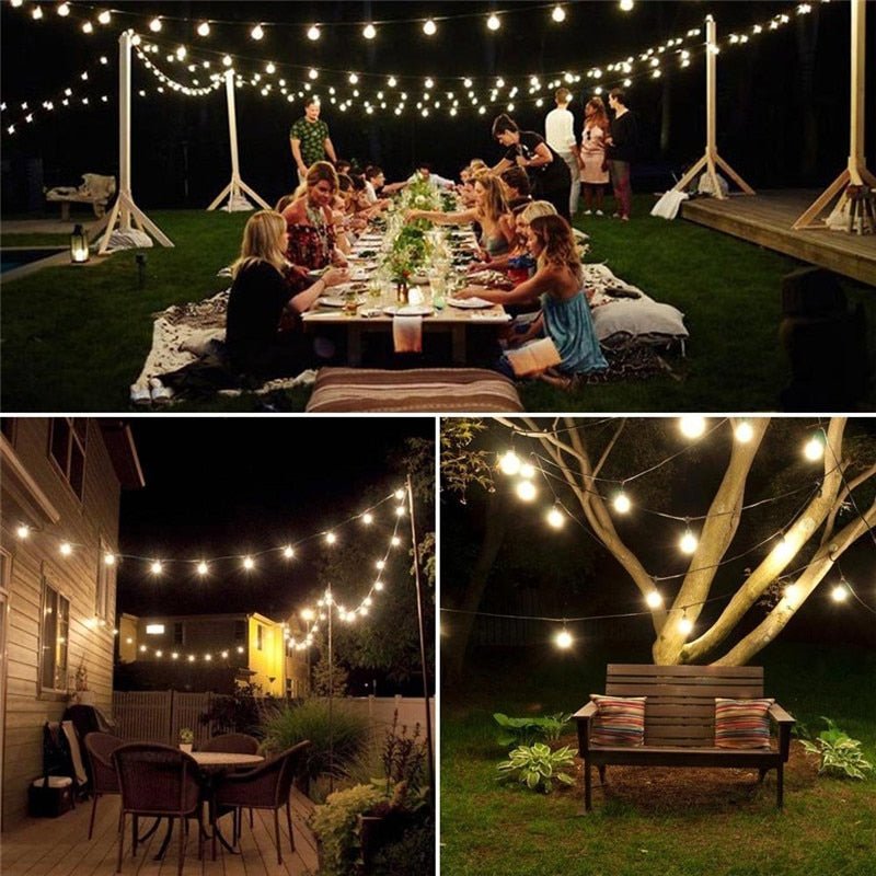 Lisslune | Solar-powered LED string lights for outdoor use