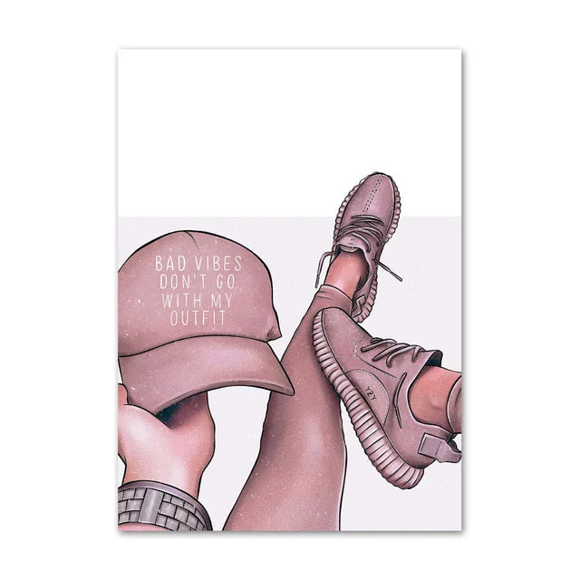 Lisslune | Girl Canvas Poster