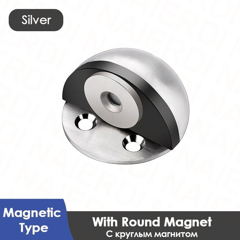 Lisslune | SilentShield Magnetic Door Stopper Set - Premium Stainless Steel for a Peaceful Home