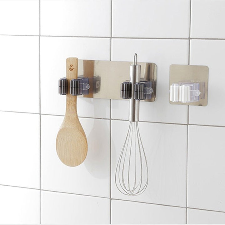 Lisslune | Self-adhesive broomstick wall holder