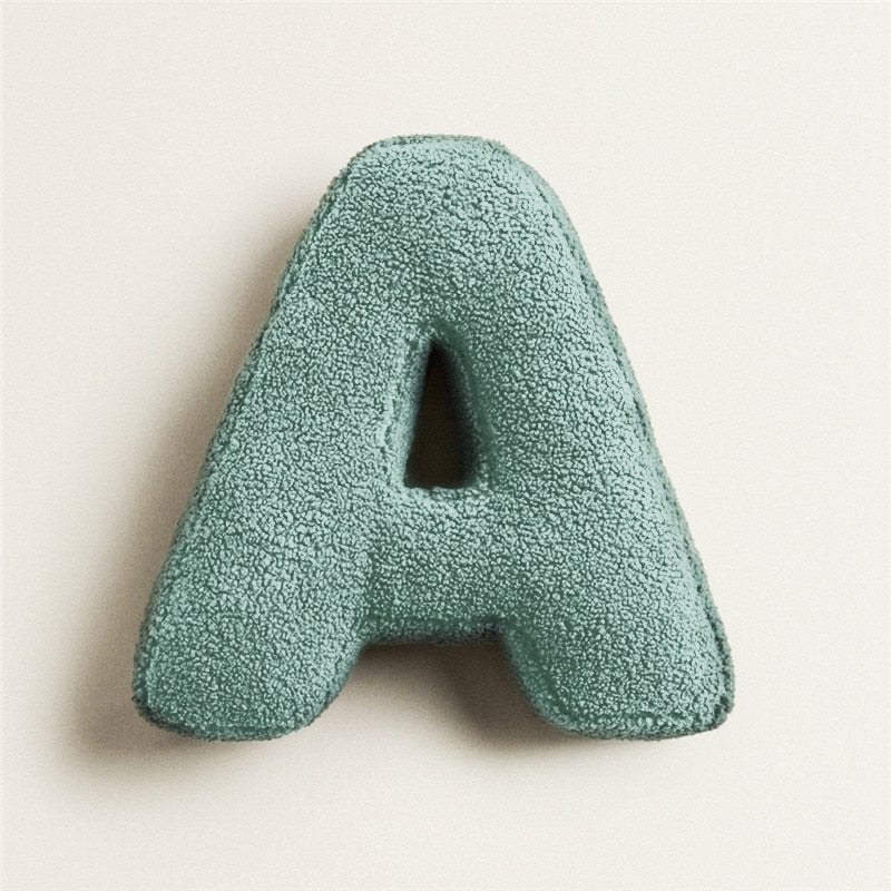 Lisslune | PlushLetter Pillow - Soft Letter Pillow for Bedroom and Children's Room