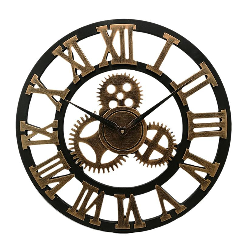 Lisslune | Handmade Oversized 3D Retro Decorative Wall Clock
