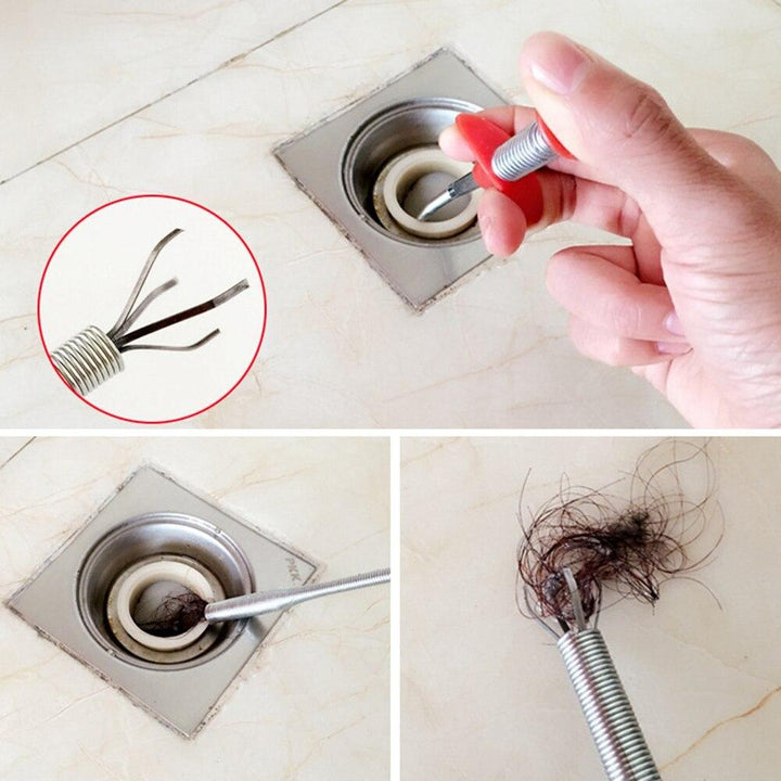 Lisslune | Drain hose cleaning hook with grip function