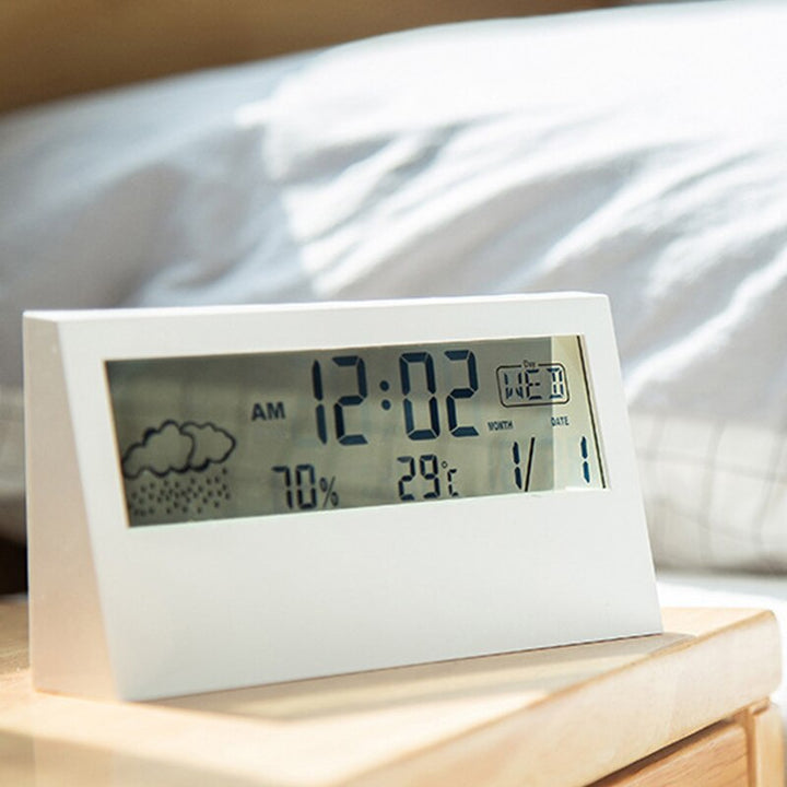 Lisslune | Transparent Crystal Vision Multifunctional Desktop Clock