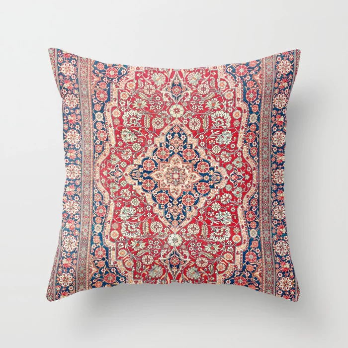 Lisslune | Nordic Cushion Cover Moroccan Style Cushion Indian Bohemian Luxury Living Room Bedroom Cushion Cover Lumbar Cushion Cover Home Decor
