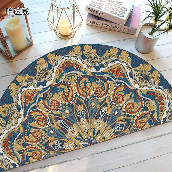Lisslune | Bohemian non-slip semicircular doormat