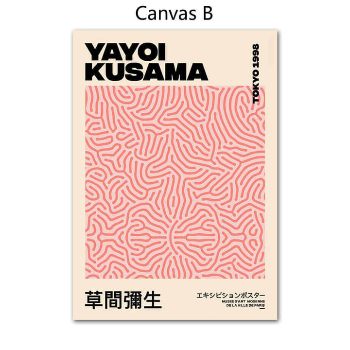 Lisslune | Yayoi Kusama Abstract Premium Poster