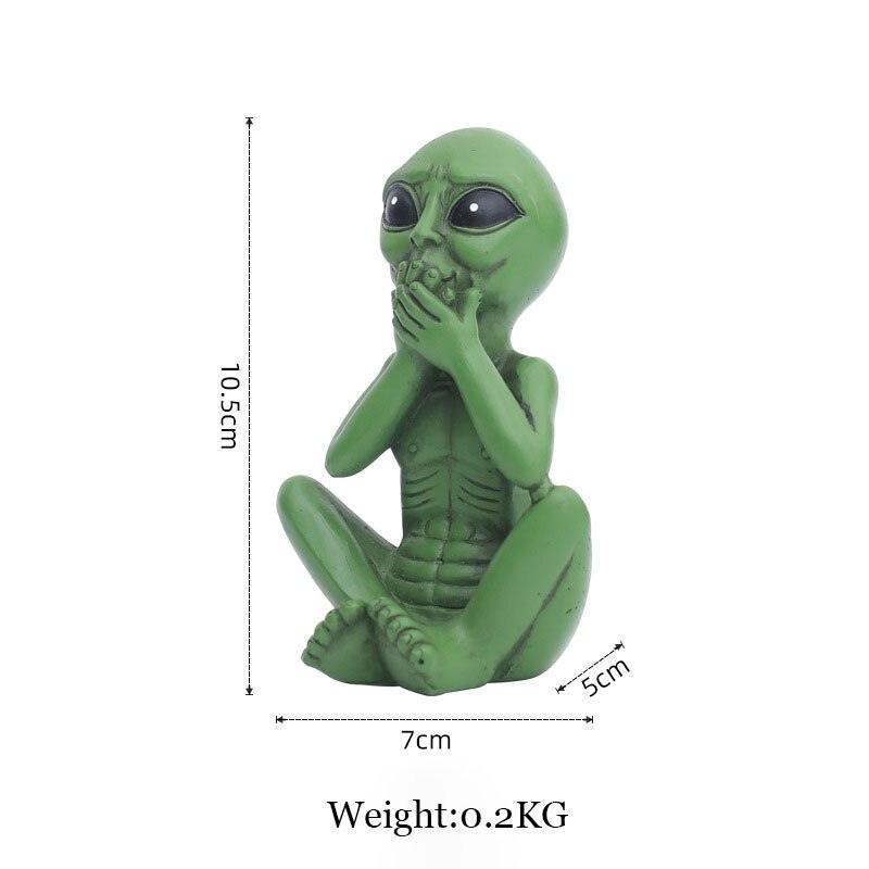 Lisslune | Extraterrestrial Joy: Fantastic Alien Figures Garden Set