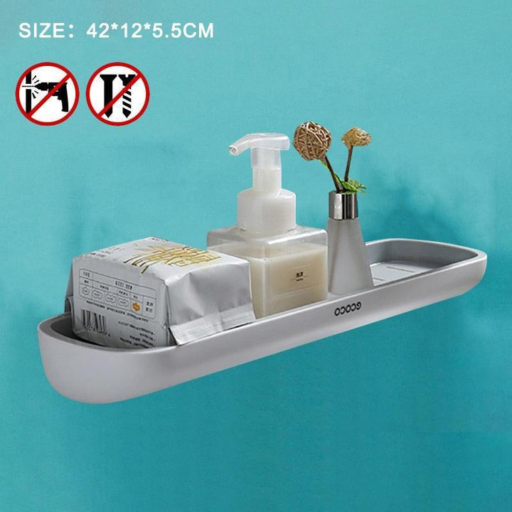Lisslune | Slim space-saving wall shelf for bathroom accessories