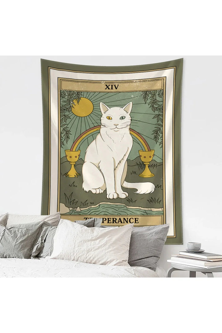 Lisslune | Cat Witchcraft Tapestry