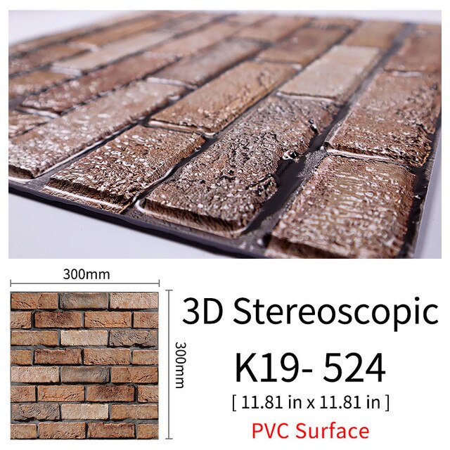 Lisslune | 3D Self-Adhesive Cobblestone Wall Stickers