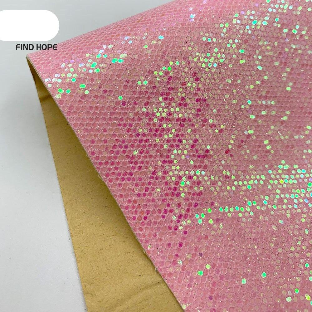 Lisslune | Sparkling Diamond Glitter Synthetic Leather Craft Sheets - Elevate your DIY projects
