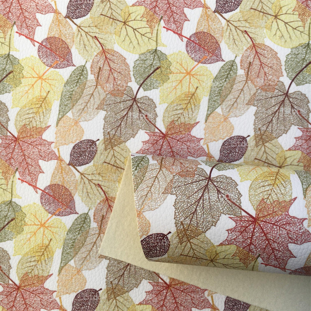 Lisslune | Vibrant Floral and Rainbow Faux Leather Craft Kit: Unleash your creativity