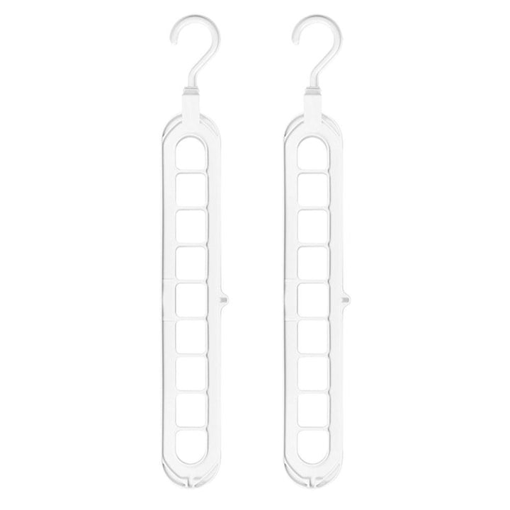 Lisslune | Chic circular 9-hole plastic closet organizer