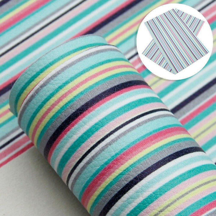 Lisslune | Chic Polka Dot Synthetic Leather Crafting Fabric