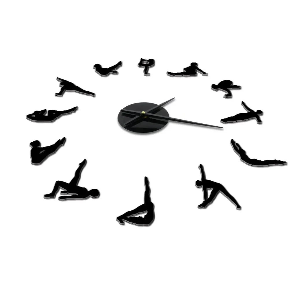 Lisslune | Pilates Poses DIY Wall Clock