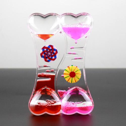 Lisslune | Double Floating Hearts Hourglass