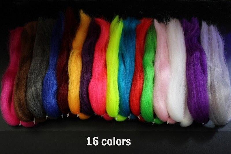 Lisslune | Vibrant Synthetic Fiber Fly Tying Set - Endless Creativity Awaits