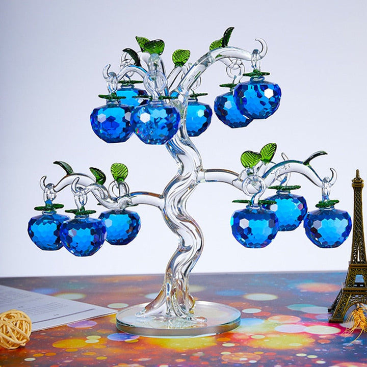 Lisslune | Elegant Crystal Apple Tree Home Decor