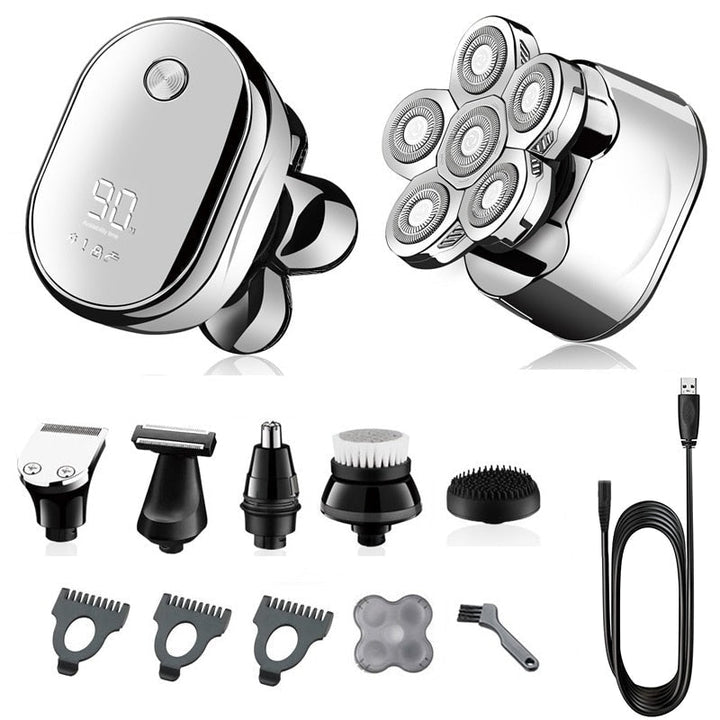 Lisslune | TitanEdge – 6-in-1 Shaver for Face & Head
